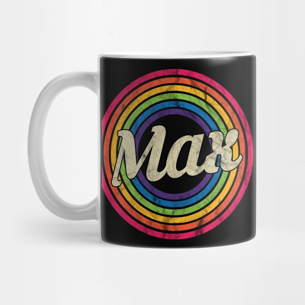 Max - Retro Rainbow Faded-Style by MaydenArt